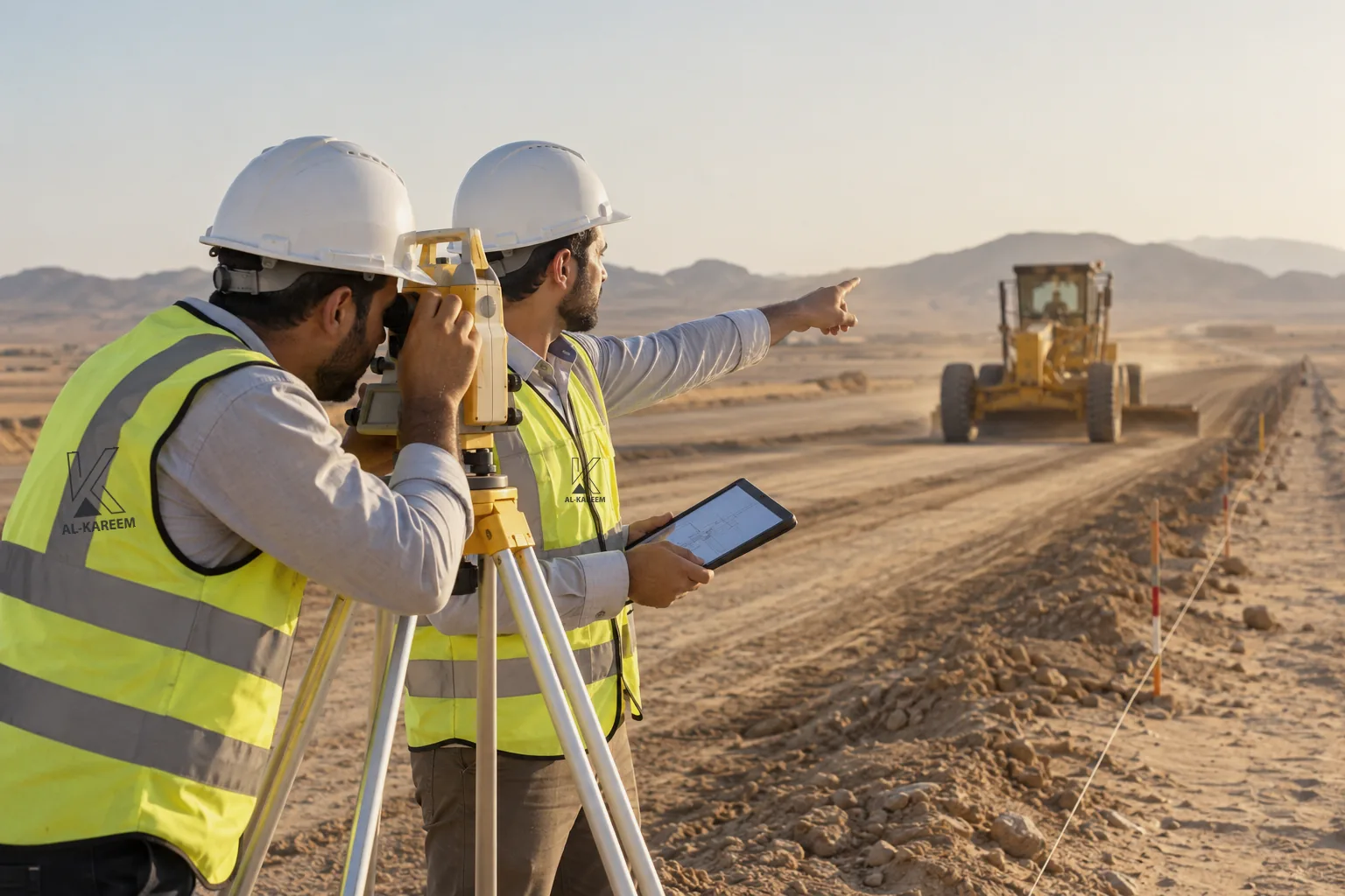 Engineers on site